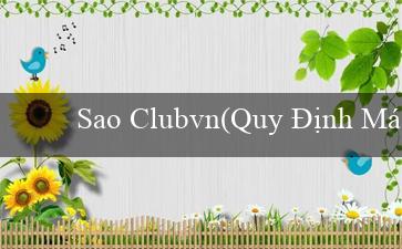 Sao Clubvn(Quy định mới về quản lý và sử dụng Internet)